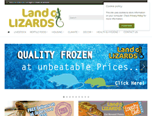 Tablet Screenshot of landoflizards.co.uk